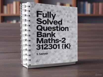 Engineering Maths 312301 Question bank